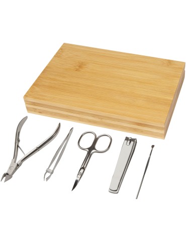 Ensemble manucure 5 pièces Ladia en bambou