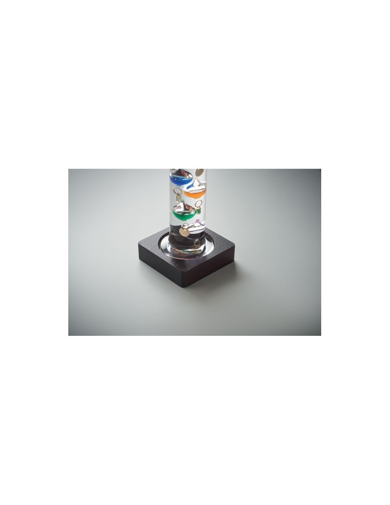 Thermomètre Galileo en verre 28cm - Précision et style personnalisé