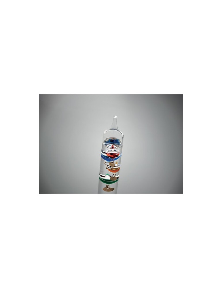 Thermomètre Galileo en verre 28cm - Précision et style personnalisé