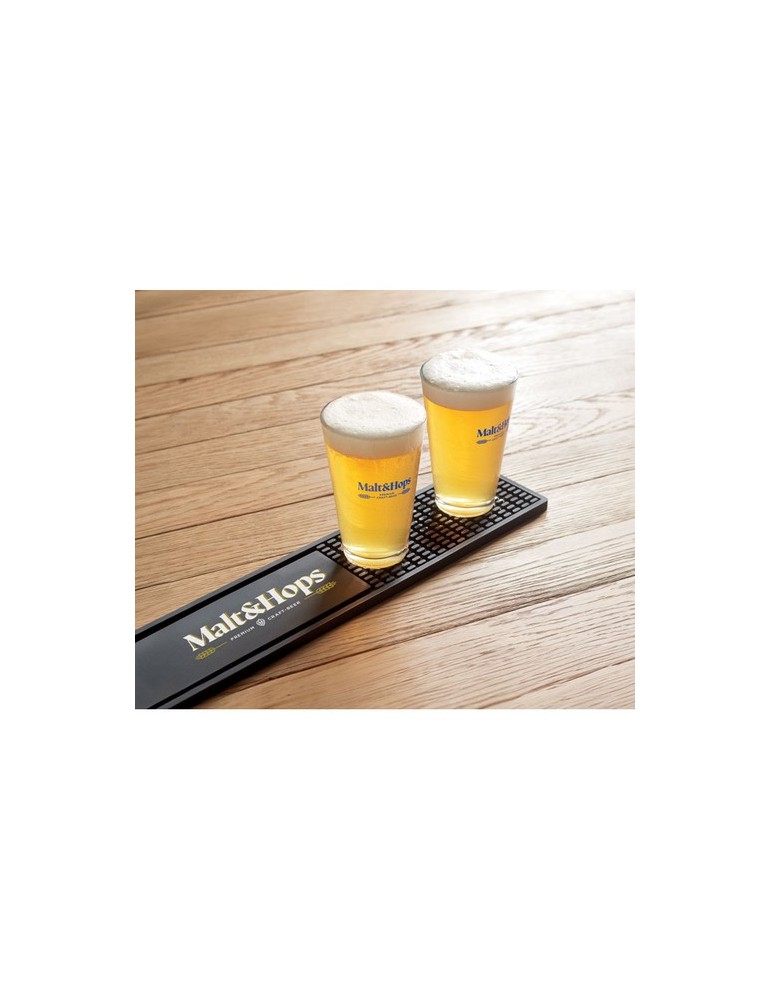 Tapis de bar personnalisé en PVC MALTA - Accessoire Essentiel pas cher