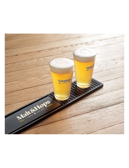 Tapis de bar personnalisé en PVC MALTA - Accessoire Essentiel pas cher