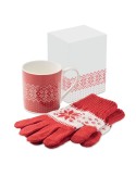 Coffret personnalisé Mug & Gants Hiver - Cadeau Pratique pas cher
