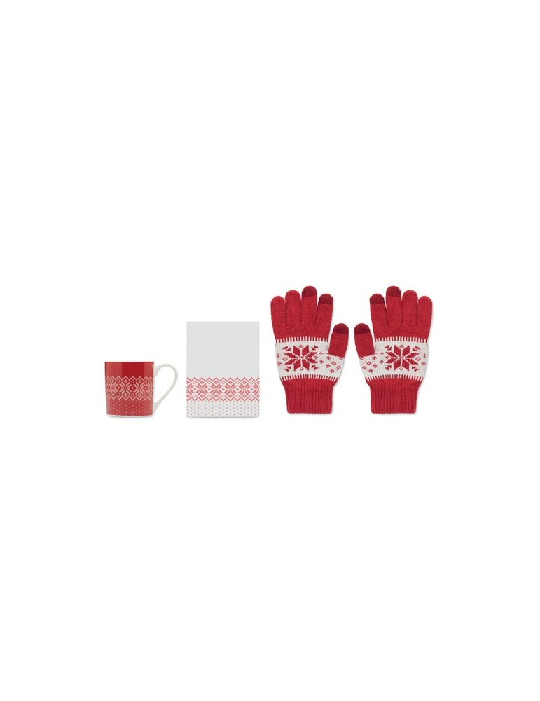 Coffret personnalisé Mug & Gants Hiver - Cadeau Pratique pas cher