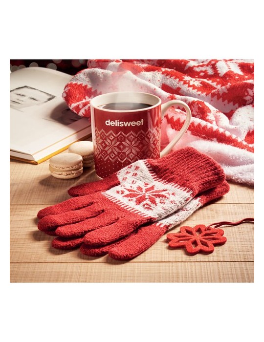 Coffret personnalisé Mug & Gants Hiver - Cadeau Pratique pas cher