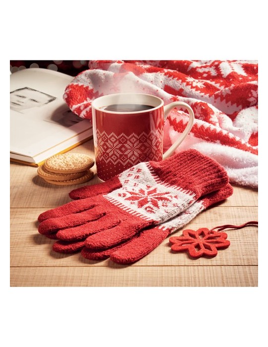 Coffret personnalisé Mug & Gants Hiver - Cadeau Pratique pas cher
