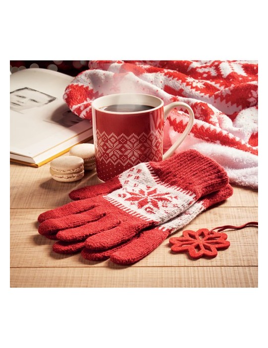 Coffret personnalisé Mug & Gants Hiver - Cadeau Pratique pas cher