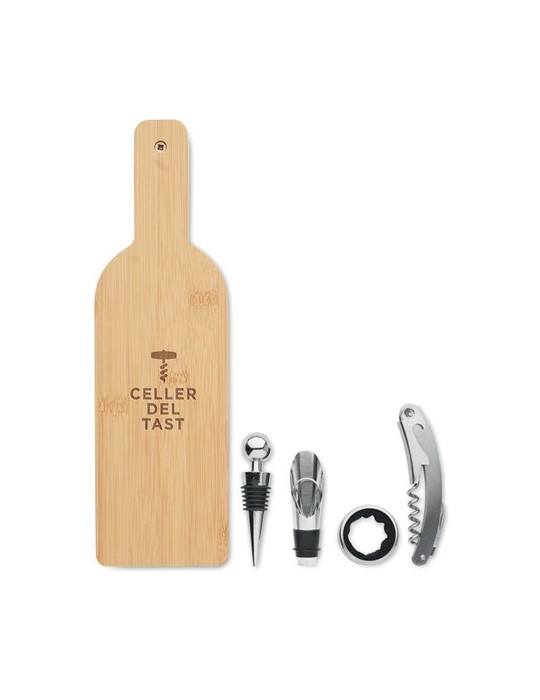 Coffret personnalisé accessoires à vin VINOVAULT - Personnalisable