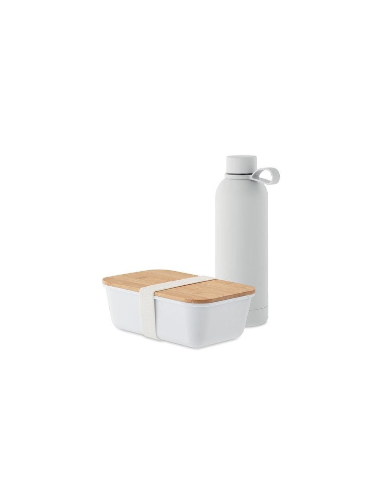 Set personnalisé EMERALD : Bouteille et Boîte à Déjeuner pas cher
