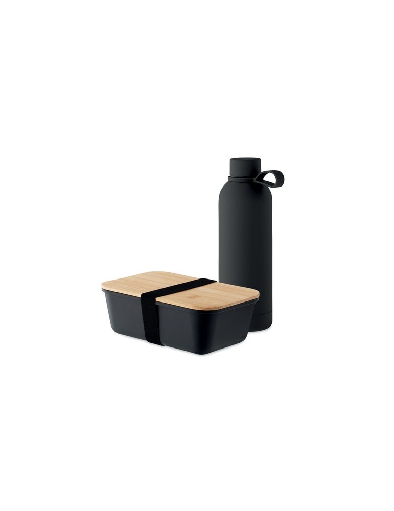 Set personnalisé EMERALD : Bouteille et Boîte à Déjeuner pas cher