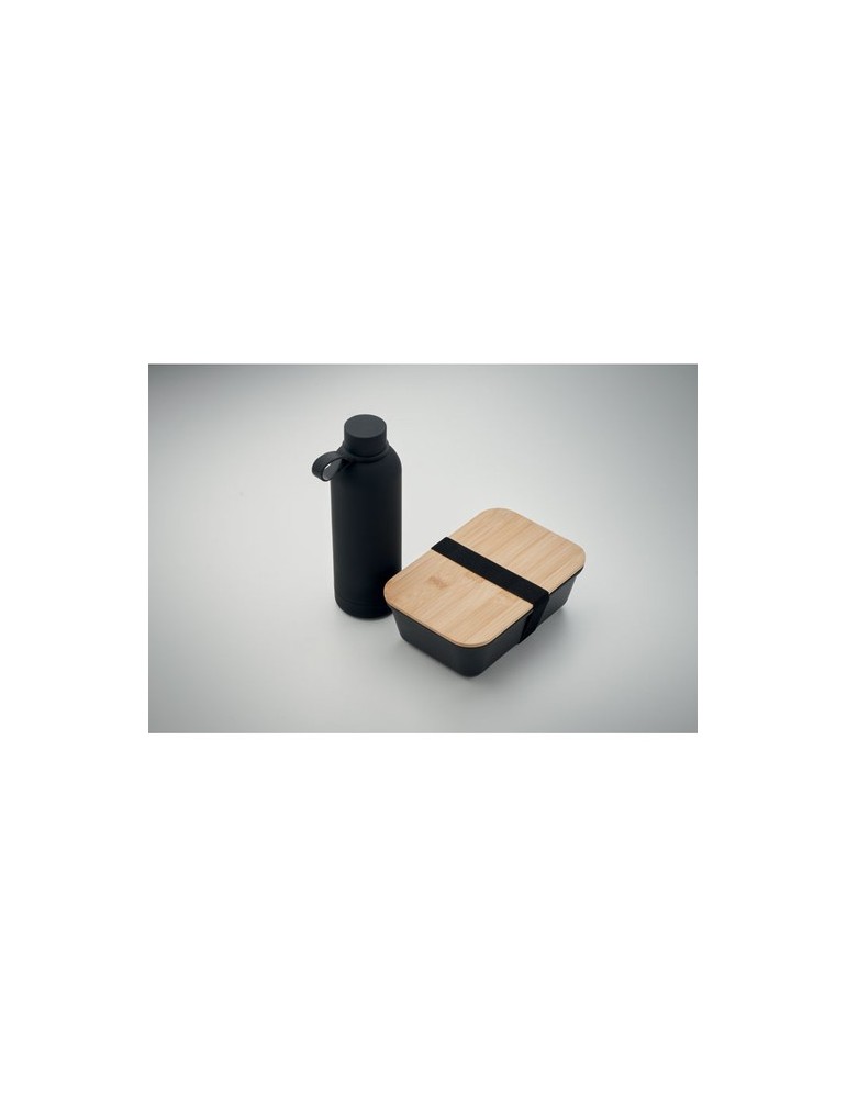 Set personnalisé EMERALD : Bouteille et Boîte à Déjeuner pas cher