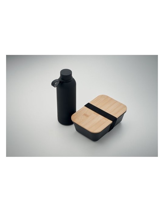 Set personnalisé EMERALD : Bouteille et Boîte à Déjeuner pas cher