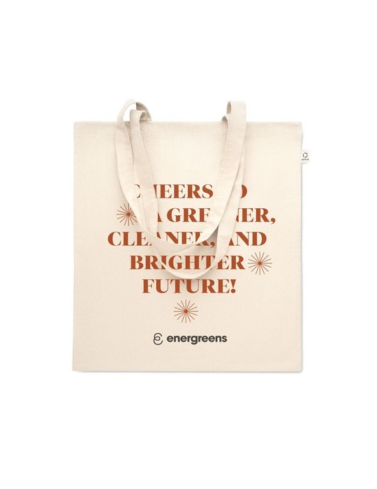 Sac shopping coton recyclé personnalisé VIVEKA - pas cher