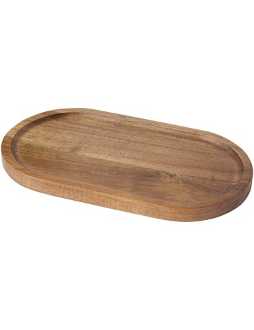 Plateau de service Edge en acacia