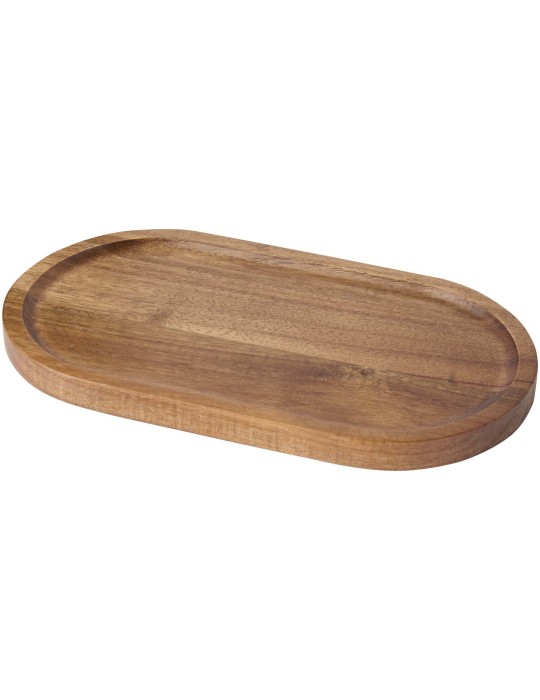 Plateau de service Edge en acacia