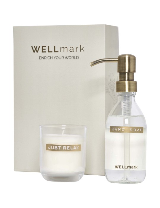 Distributeur de savon pour les mains de 250 ml et ensemble de bougies…
