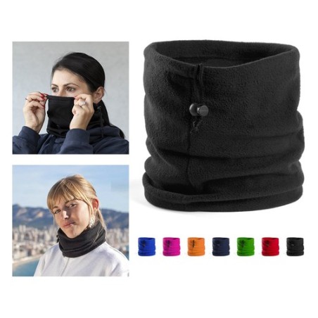 Accessoire Mode Pratique Personnalisé Tour de Cou et Bonnet Articos Matières : polaire Couleurs : noir cadeau entreprise pas che