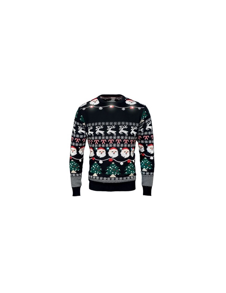 Pull LED de Noël Festif S/M Personnalisé pas cher