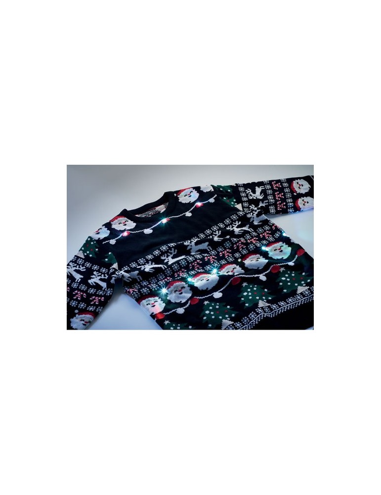 Pull LED de Noël Festif S/M Personnalisé pas cher
