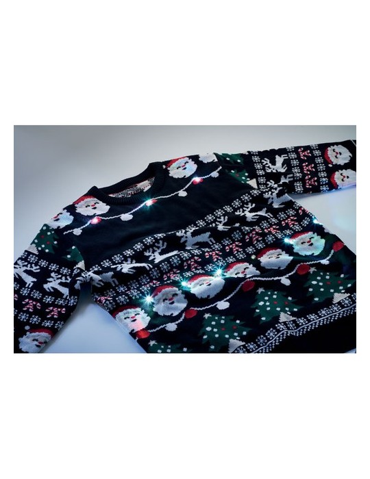 Pull LED de Noël Festif L/XL Cadeau d'Entreprise pas cher