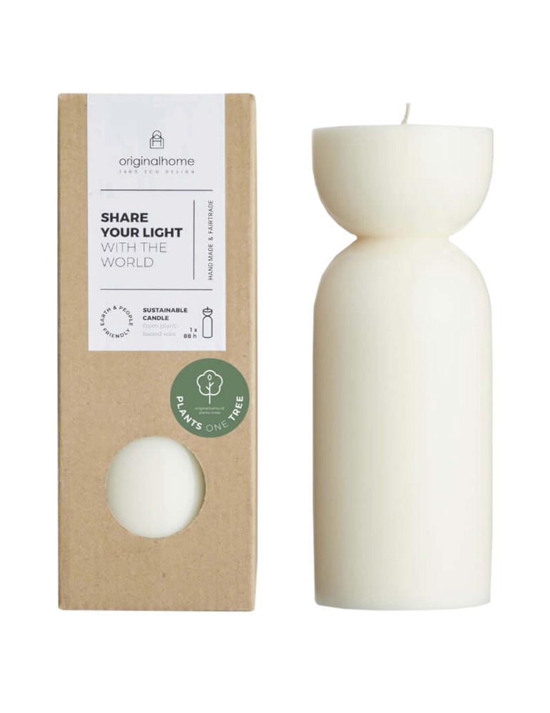 Bougie bio Originalhome de taille moyenne