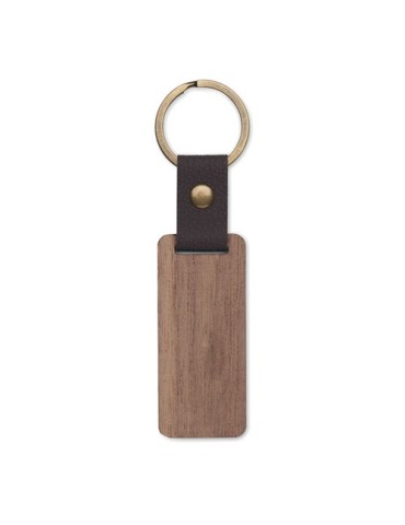 Porte-clés Noyer PU NAWKEY Objets Publicitaires Personnalisé pas cher