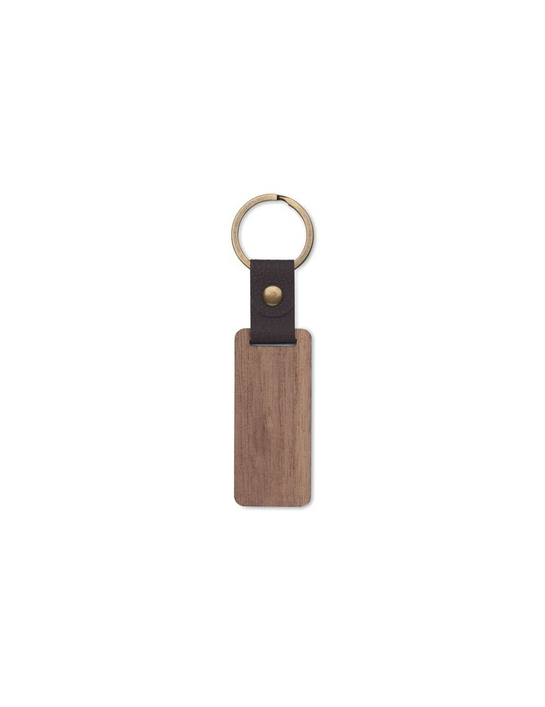 Porte-clés Noyer PU NAWKEY Objets Publicitaires Personnalisé pas cher