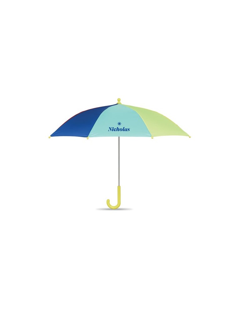 Parapluie Enfant 18 pouces Motif Arc-en-Ciel Personnalisé pas cher