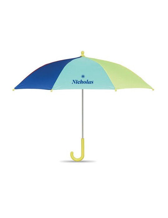 Parapluie Enfant 18 pouces Motif Arc-en-Ciel Personnalisé pas cher