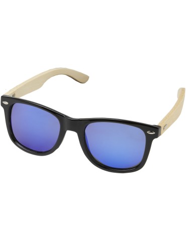 Lunettes de soleil polarisées miroir Taiyō en rPET/bambou dans…