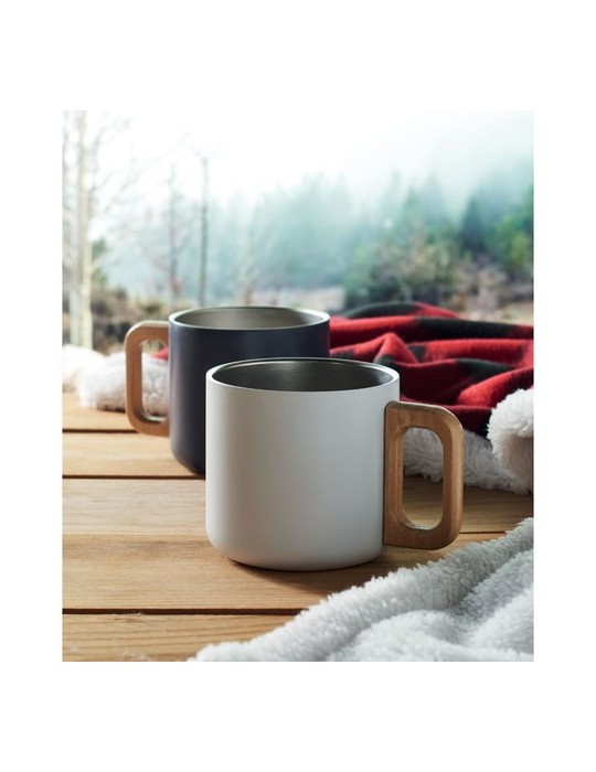 Mug Double Paroi en Acier Inoxydable Personnalisé pas cher