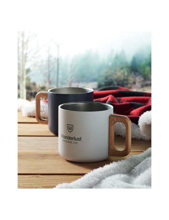 Mug Double Paroi en Acier Inoxydable Personnalisé pas cher