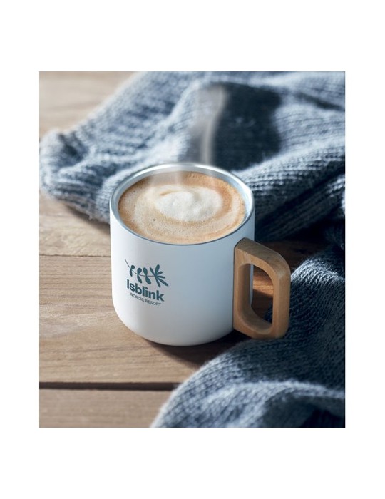 Mug Double Paroi en Acier Inoxydable Personnalisé pas cher
