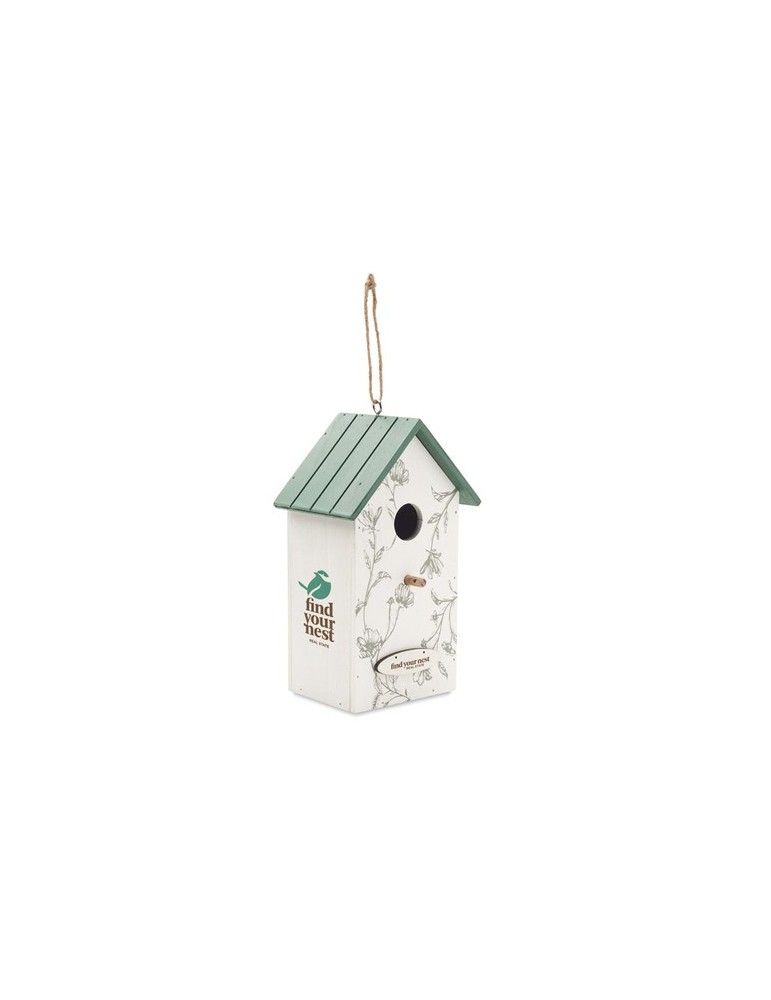 Maison d'Oiseau Nichoir en Contreplaqué Personnalisé GREENJAY pas cher