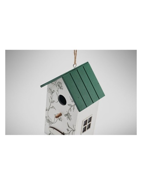 Maison d'Oiseau Nichoir en Contreplaqué Personnalisé GREENJAY pas cher