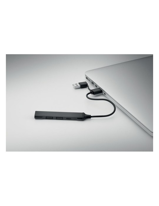 Hub USB 4 ports Pratique Personnalisé pas cher