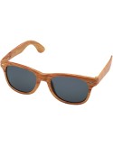 Lunettes de soleil rétro effet bois, cadeau été | Mira