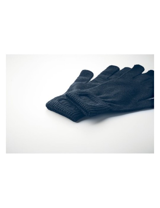 Gants tricotés en RPET personnalisés pas cher - Accessoire