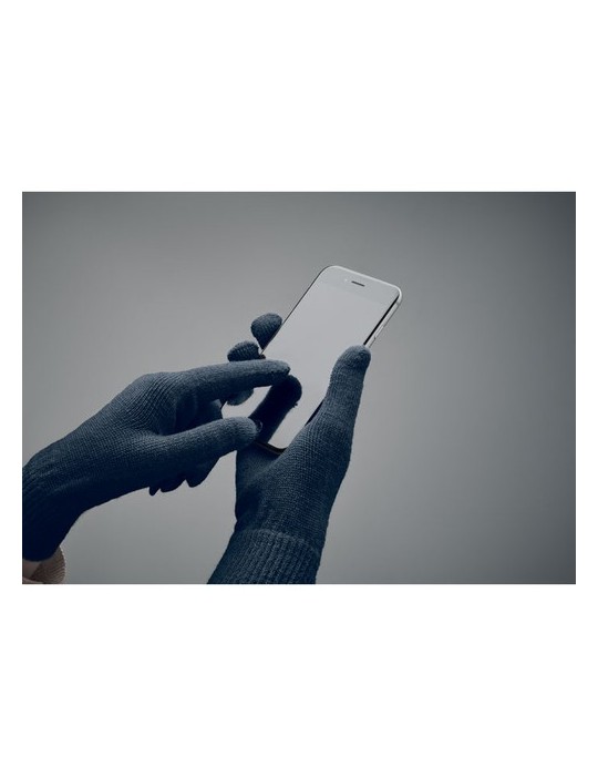 Gants tricotés en RPET personnalisés pas cher - Accessoire