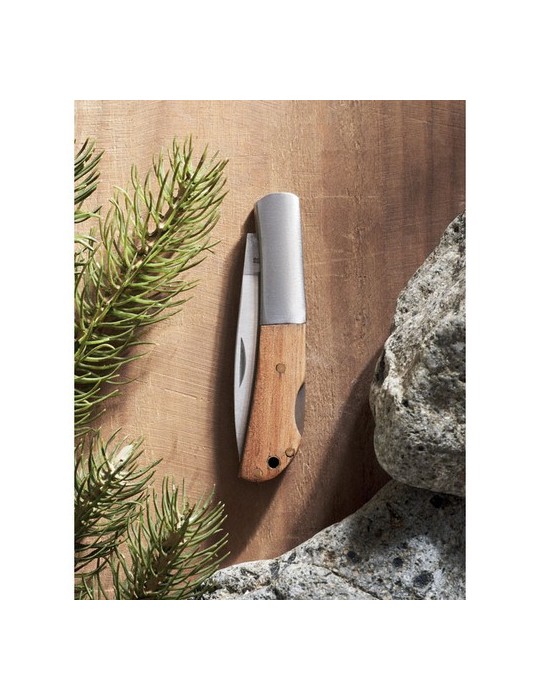 Couteau pliable publicitaire unique - Acacia SKARP