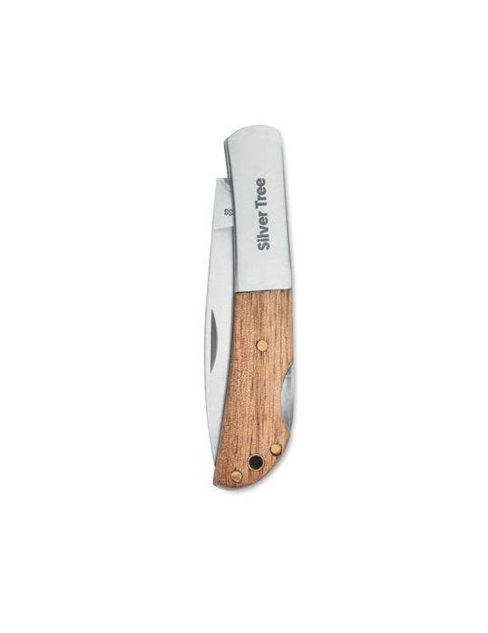 Couteau pliable publicitaire unique - Acacia SKARP