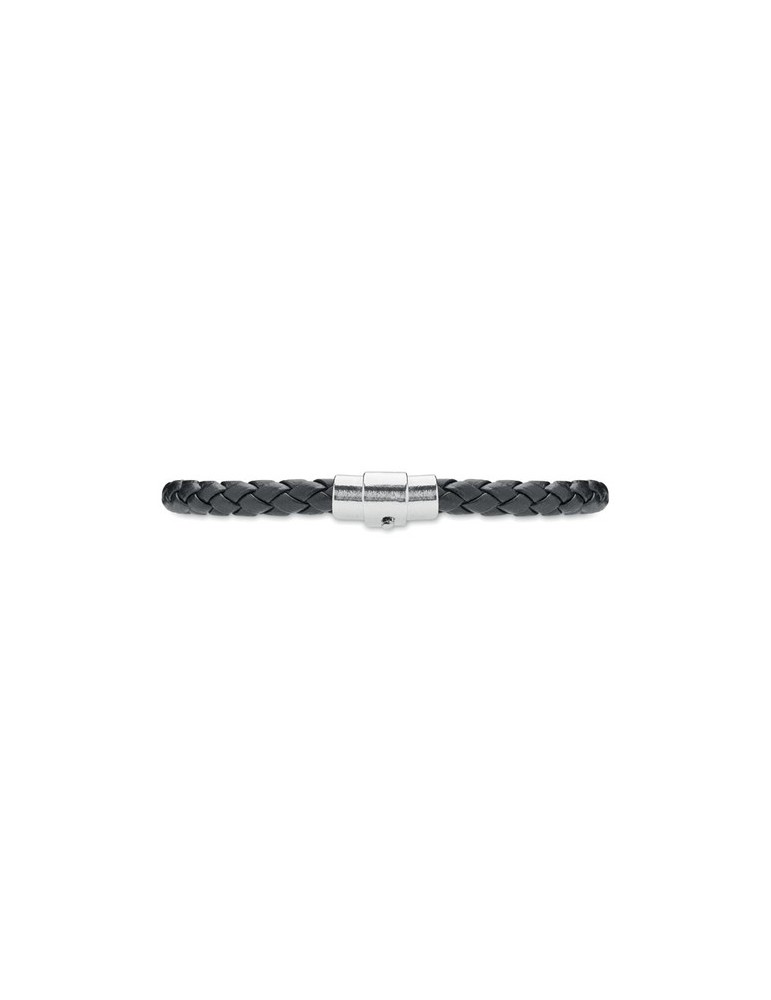 Bracelet tressé en simili cuir personnalisable