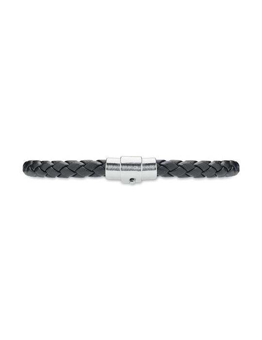 Bracelet tressé en simili cuir personnalisable