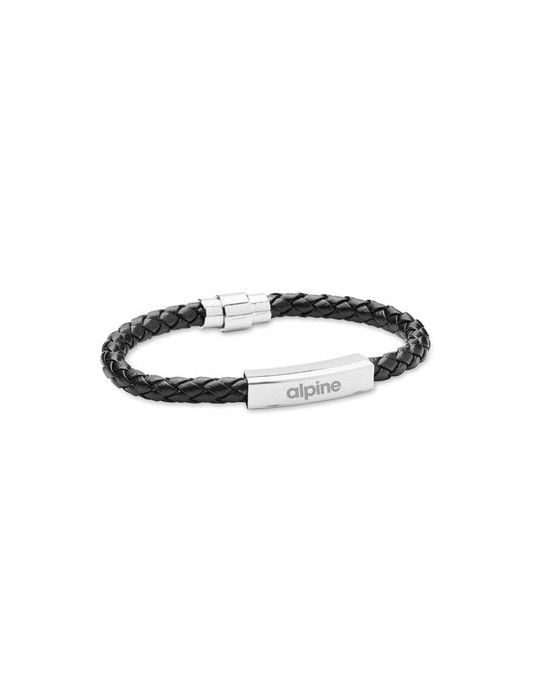 Bracelet tressé en simili cuir personnalisable