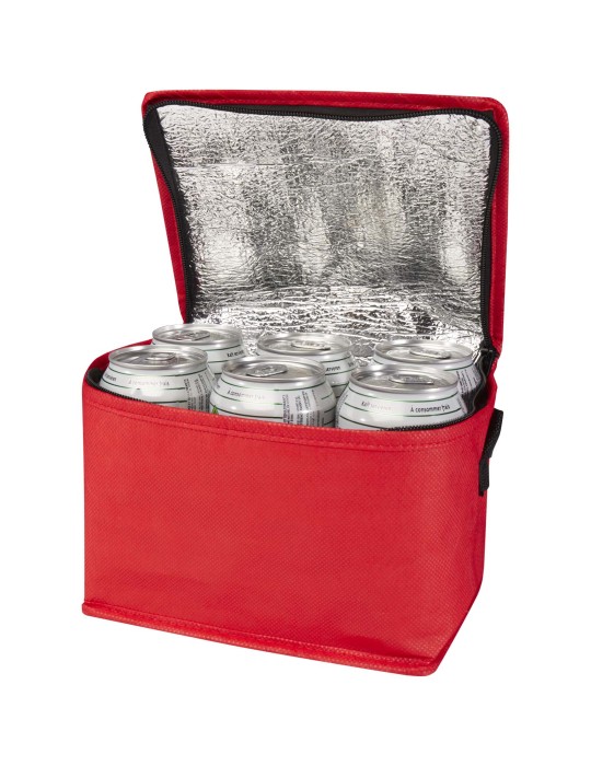 Sac isotherme Spectrum non tissé recyclé GRS de 4L pour 6 canettes
