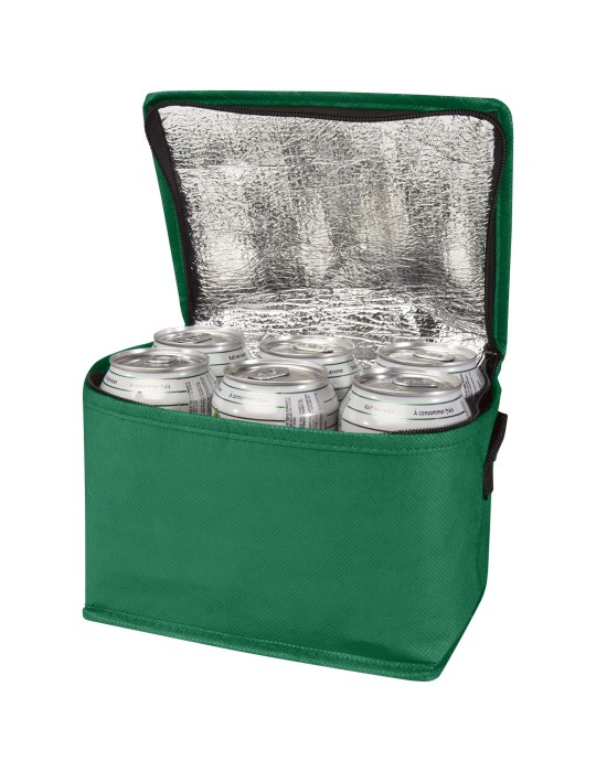 Sac isotherme Spectrum non tissé recyclé GRS de 4L pour 6 canettes