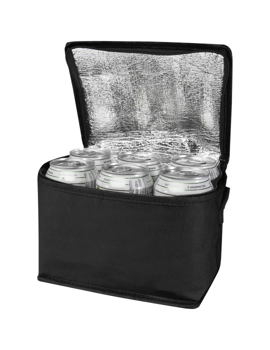 Sac isotherme Spectrum non tissé recyclé GRS de 4L pour 6 canettes