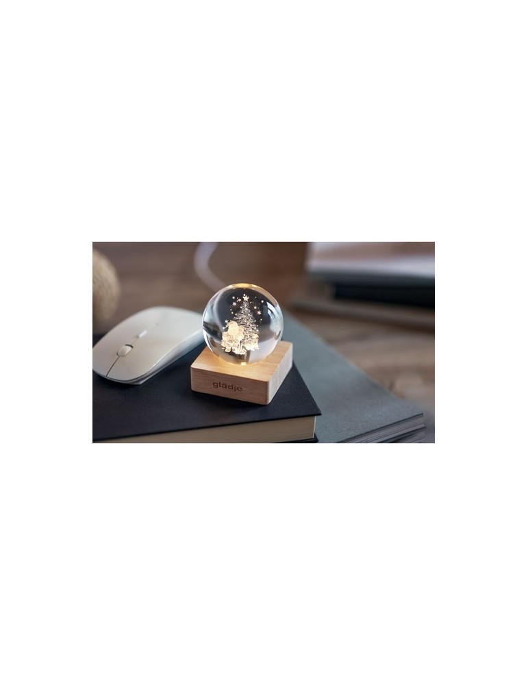 Boule de Noël LED personnalisée pas cher - Santa Light