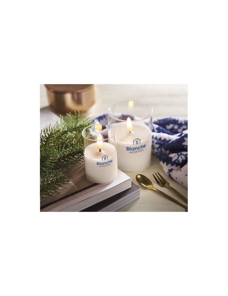 Bougie LED personnalisée - XANDLE+ | Objets Publicitaires