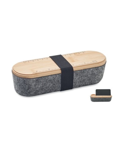 Trousse RPET personnalisée - Fournitures de bureau s MILE