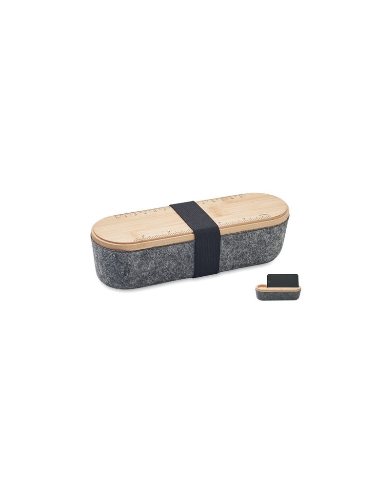 Trousse RPET personnalisée - Fournitures de bureau s MILE